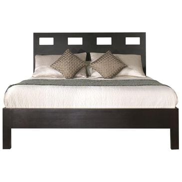 Living Essentials Nevis Queen Platform Bed in Espresso, , large