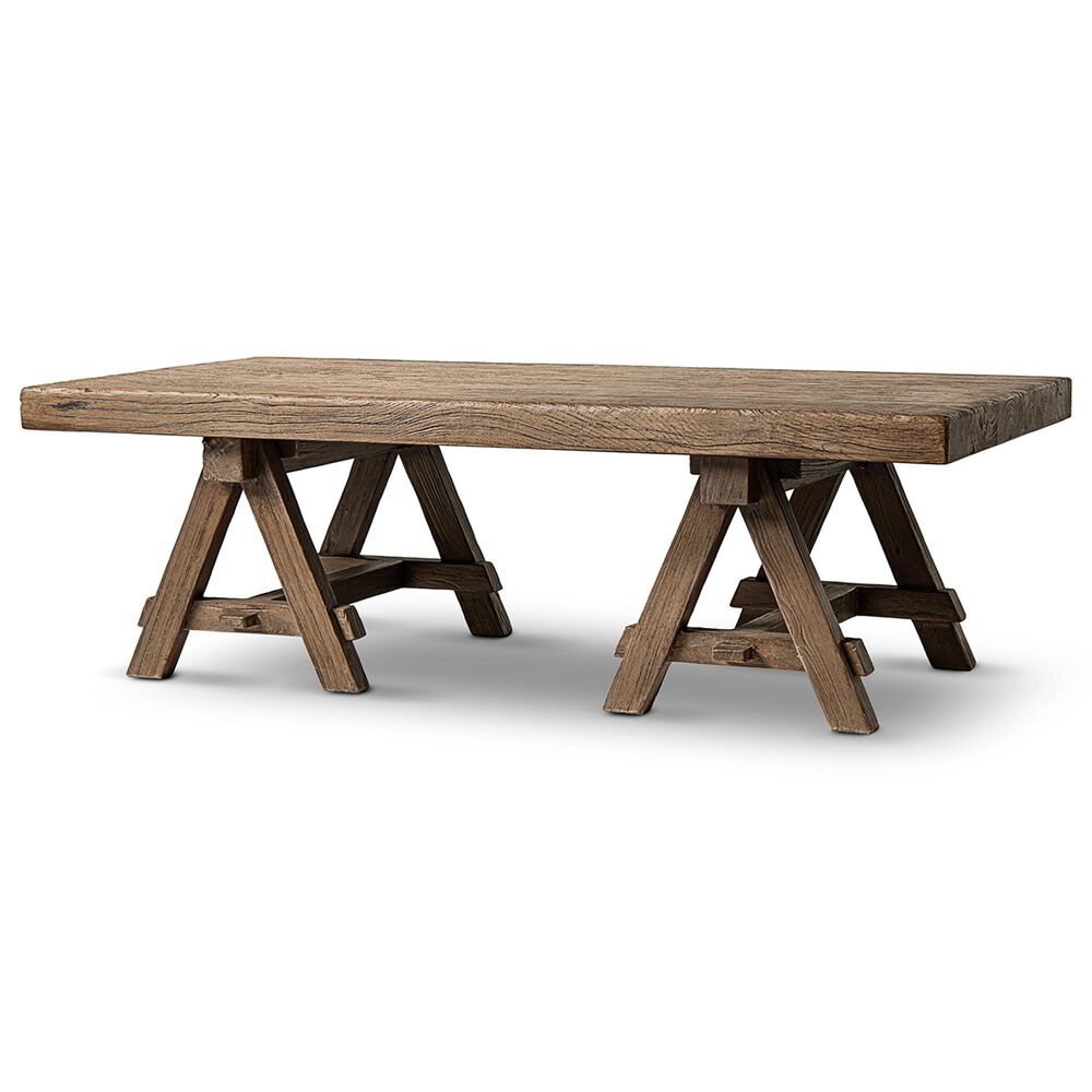 Jennifer Taylor Home Hawthorne 48" Coffee Table in Heritage Medium Dark Brown, , large