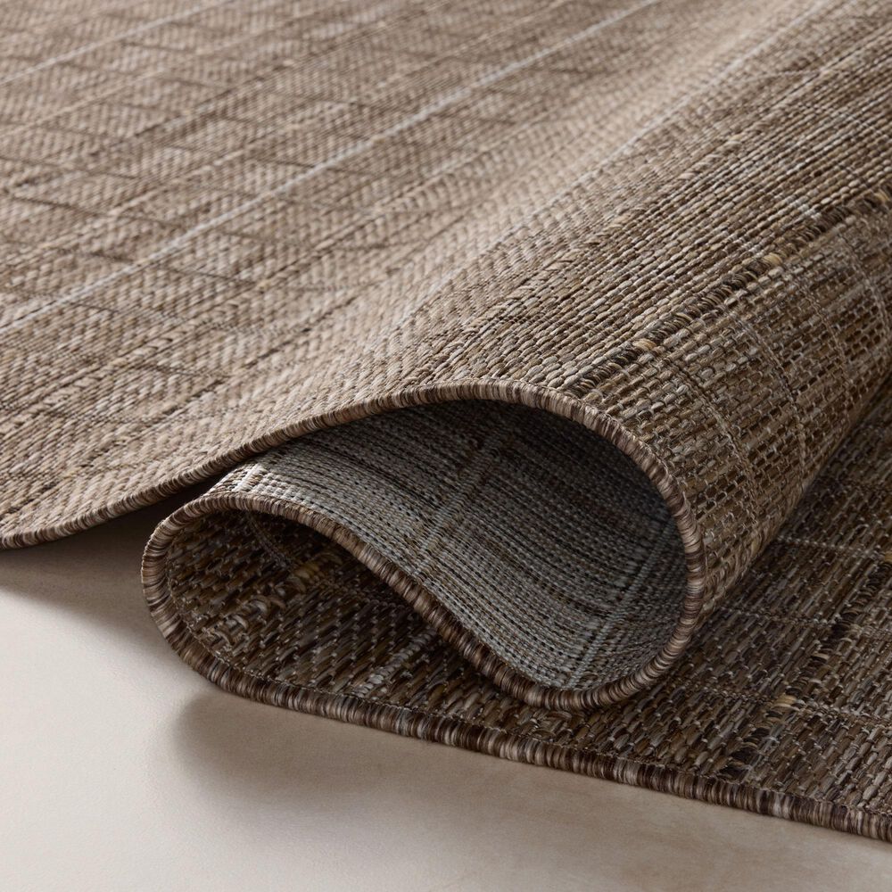 Loloi II Birch 6&#39;7&quot; x 9&#39;4&quot; Natural and Bark Indoor/Outdoor Area Rug, , large