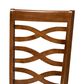 Baxton Studio Elijah Side Chair in Walnut Brown (Set of 4), , large