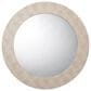 Jamie Young Beckett Round Mirror in Ivory, , large