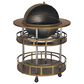 Howard Miller Globe Bar Cart in Antique Brass, , large