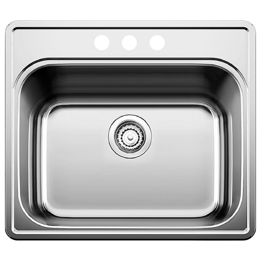 Blanco Essential Laundry Sink with 3 Hole in Stainless Steel NFM