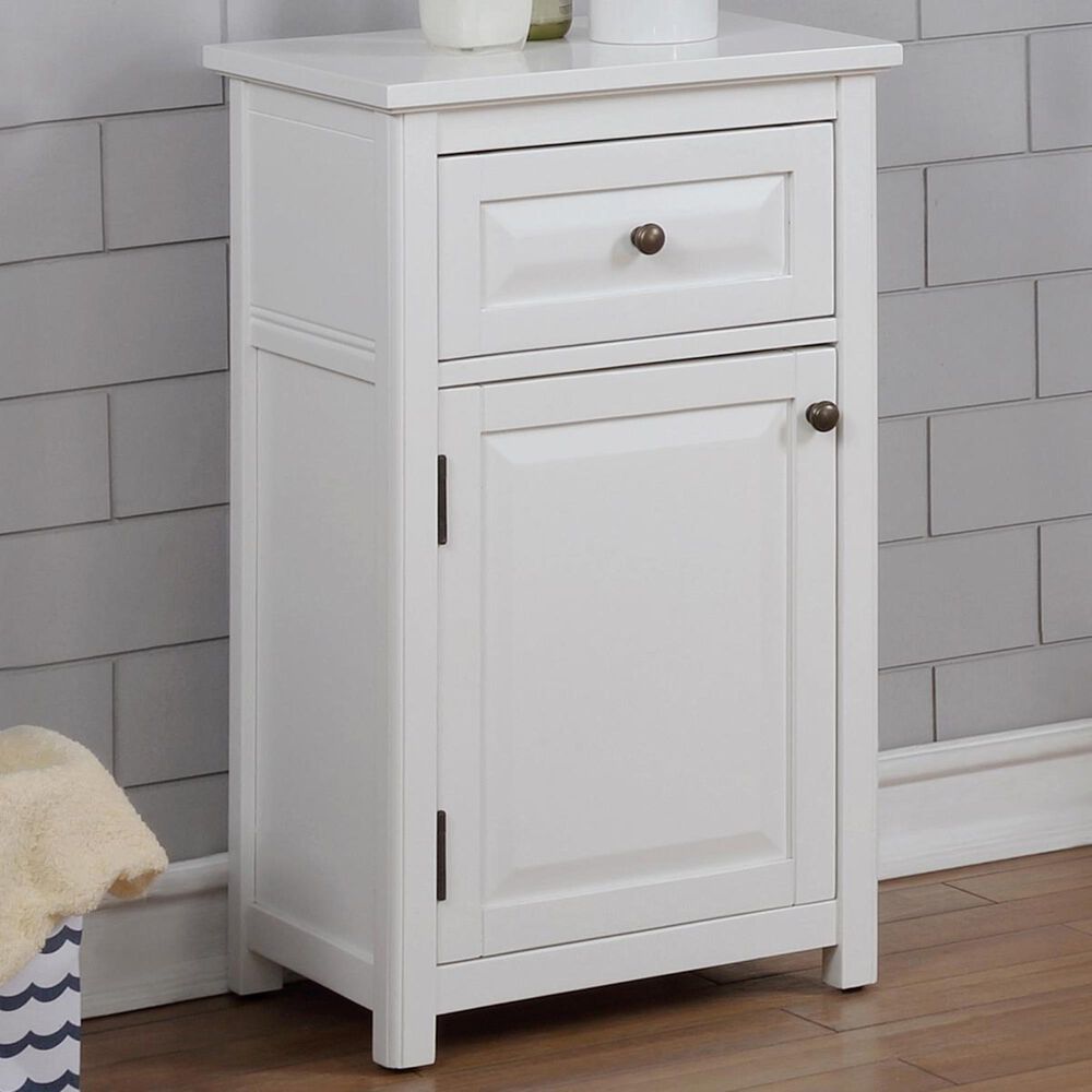 Bolton Furniture Dorset 29" Bath Storage Cabinet in White, , large