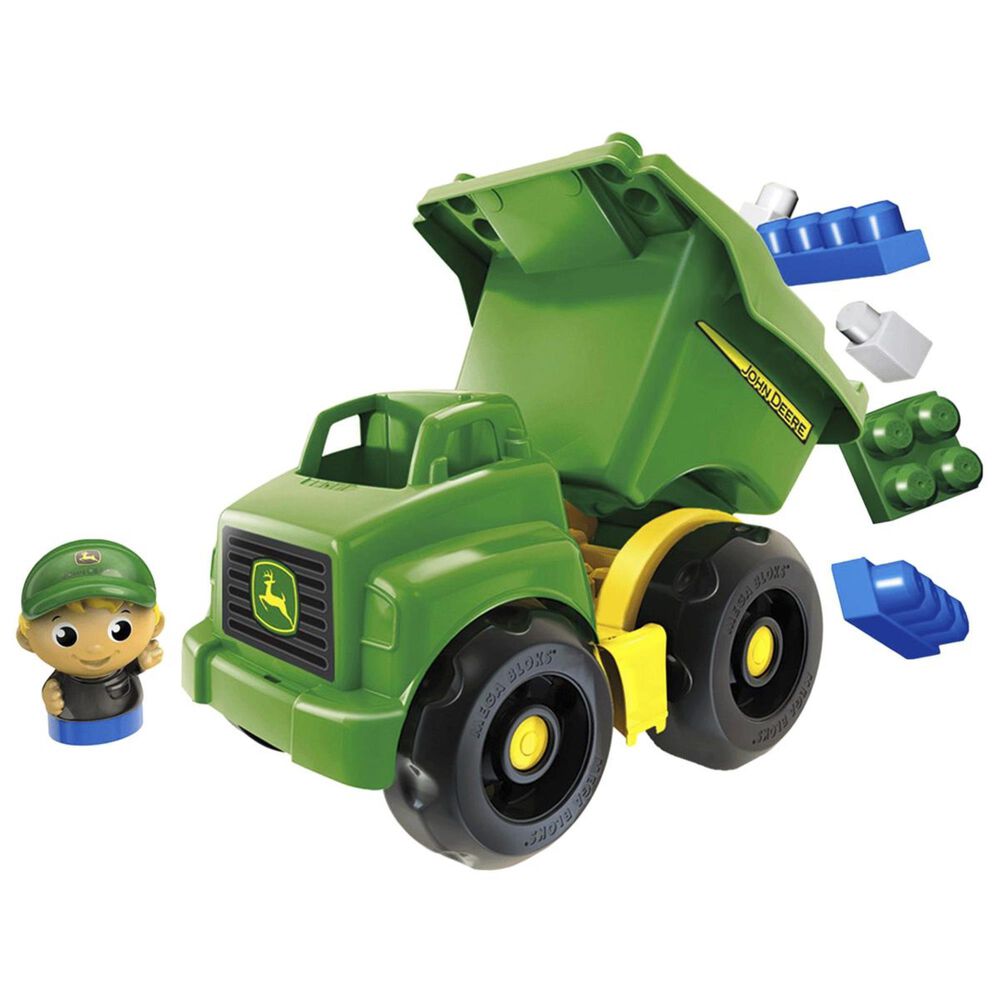 Mega Bloks John Deere Dump Truck Building Set, , large