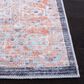 Safavieh Serapi 10" x 14" Terracotta and Blue Area Rug, , large