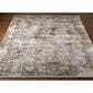 Surya Solar 10" x 14" Black, Gray, Charcoal, Saffron and White Area Rug, , large