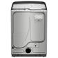 Maytag 5.2 Cu. Ft. Smart Pet Pro Top Load Agitator Washer and 7.4 Cu. Ft. Smart Gas Top Load Dryer Laundry Pair in Classic Silver, , large