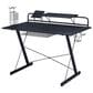 Rta Products Llc Carbon Computer Gaming Desk with Shelving in Black, , large