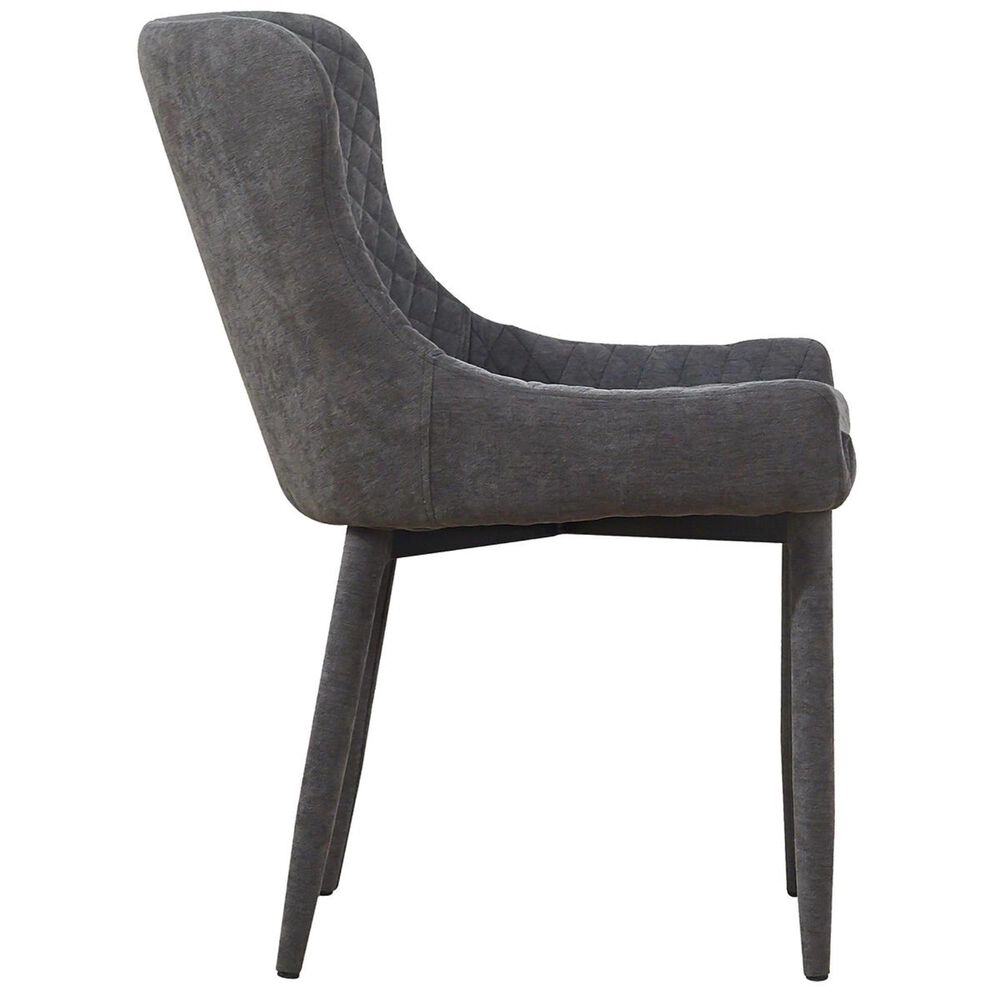Tov Furniture Draco Velvet Chair in Grey, , large