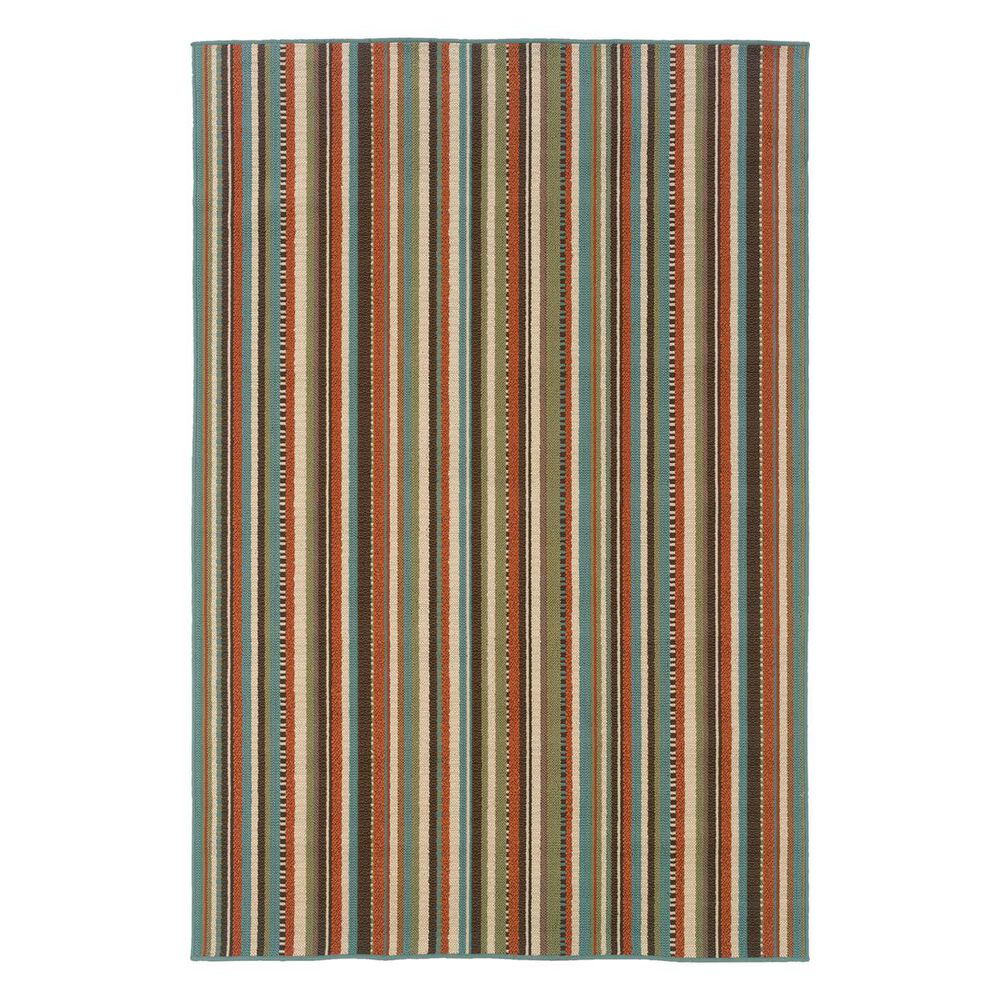 Oriental Weavers Montego 6996C 3"7" x 5"6" Green Area Rug, , large