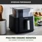 Green Pan Bistro 7 Qt. Clear View Air Fryer in Black, , large