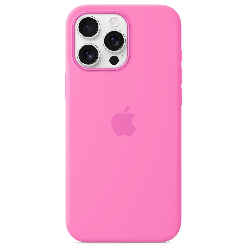 Apple Silicone Case with MagSafe for iPhone 16 Pro Max in Peony, , large