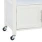 Linon Home Decor Cameron Kitchen Cart in White and Grey, , large