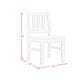 Mayberry Hill Travis 5-Piece Youth Table and Chair Set in White, , large