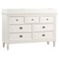 Eastern Shore Elsa 3-Piece 4-in-1 Convertible Crib with Dresser and Changer Top Nursery Set in Lace, , large