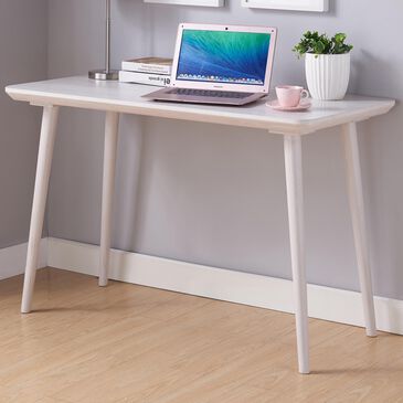 Furniture of America Mckenzie Writing Desk in White Oak, , large