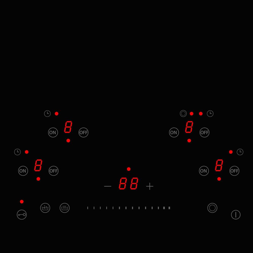 Bertazzoni 30&quot; Electric Cooktop with Touch Control and Four Heating Zones in Black, , large