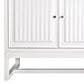 James Martin Vanities Athens 72" Double Bathroom Vanity in Glossy White with 3 cm Charcoal Soapstone Quartz Top and Rectangular Sinks, , large