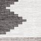 Surya Eagean EAG-2356 Black, Off-White and Charcoal 5"3" Round Indoor/Outdoor Area Rug, , large