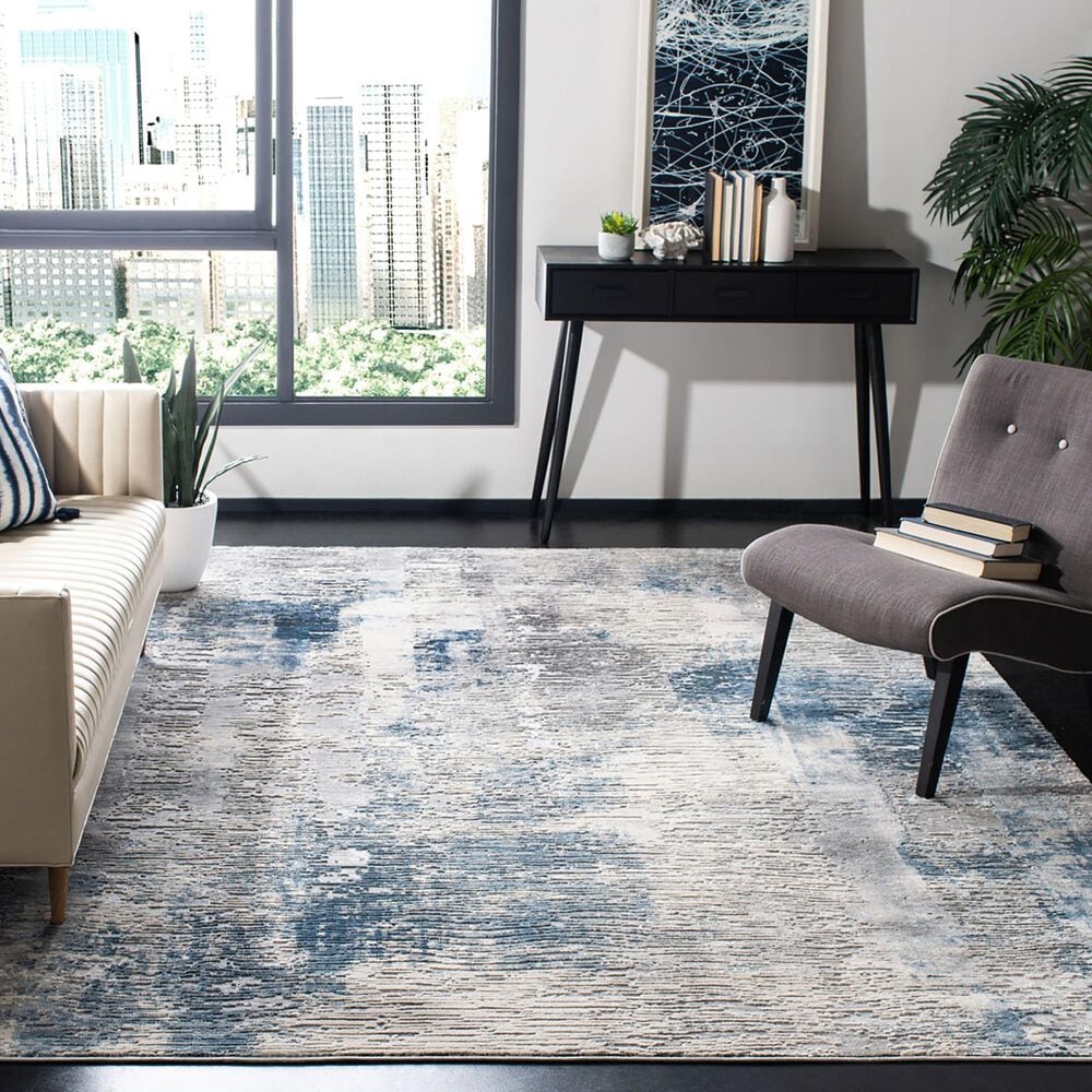 Safavieh Invista 8&#39; x 10&#39; Grey and Ivory Area Rug, , large