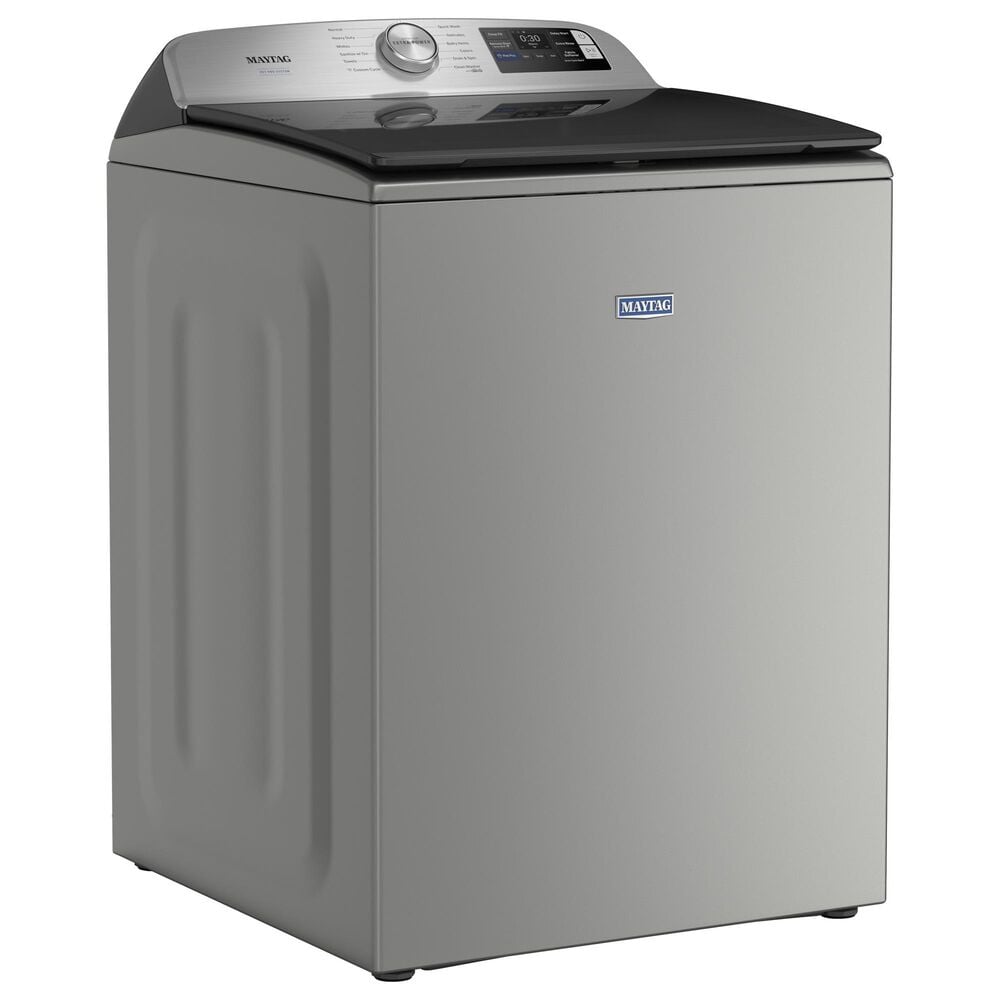 Maytag 5.2 Cu. Ft. Smart Pet Pro Top Load Washer in Classic Silver, , large