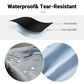 HOMLUX 126" Waterproof Patio Cover with Adjustable Drawstring in Black, , large
