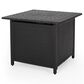 Noble House Aspen Square Fire Pit in Matte Black, , large