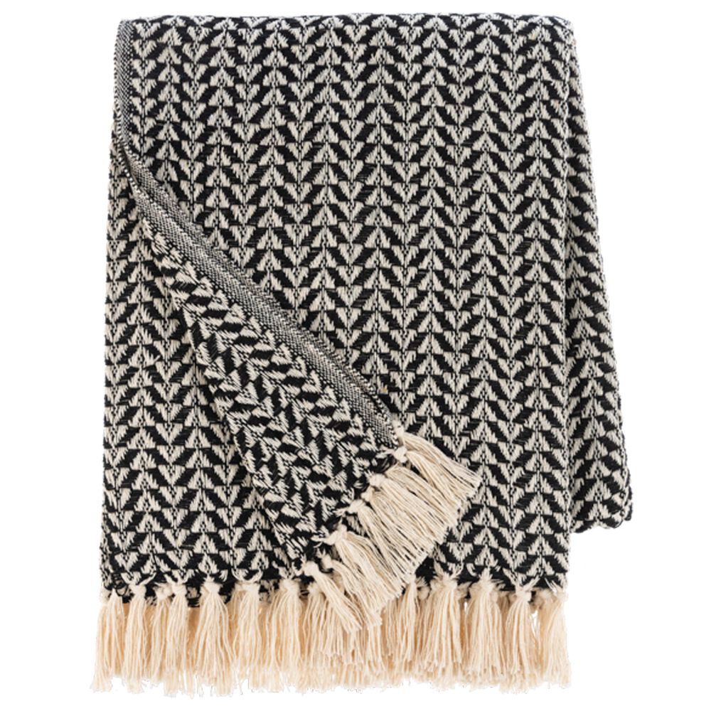 Ganz USA 50" x 60" Mini Arrow Pattern Woven Throw in Multicolor, , large
