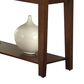 Crystal City Davenport Sofa Table in Dark Brown, , large