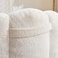 Hearth and Haven Lotus Bean Bag Chair with Pull Ring in White, , large