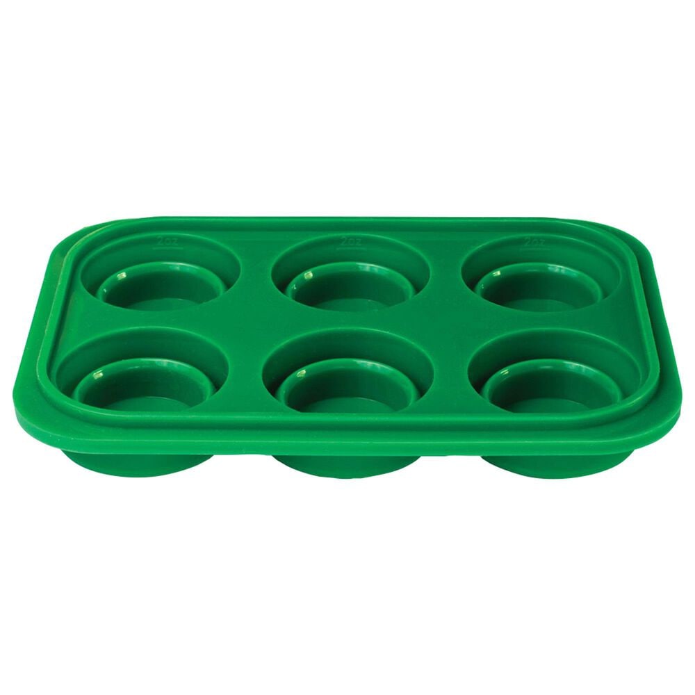 HIC Kitchen Prep-N-Freeze Mini Portion Tray in Emerald Green, , large