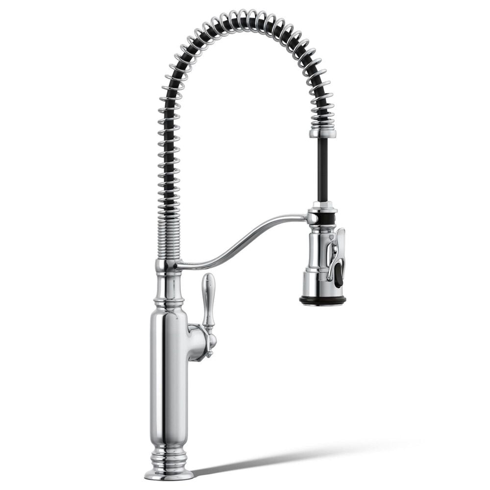 Kohler Tournant Semi-Professional Kitchen Sink Faucet in Polished Chrome, , large