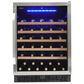Danby Silhouette 5.7 Cu. Ft. Built-In Wine Cooler in Stainless Steel, , large