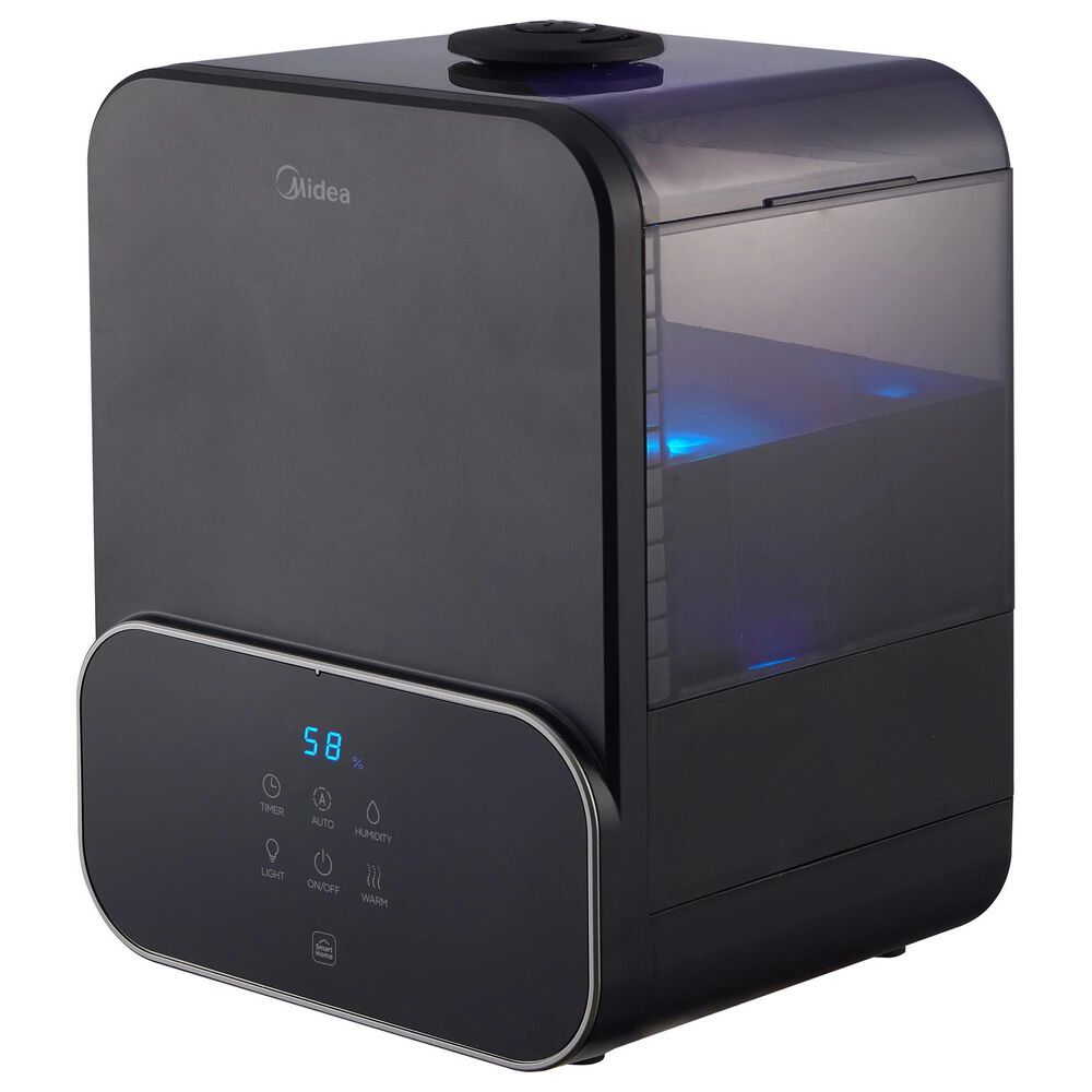 Midea 1.6-Gallon Ultrasonic Humidifier in Black, , large