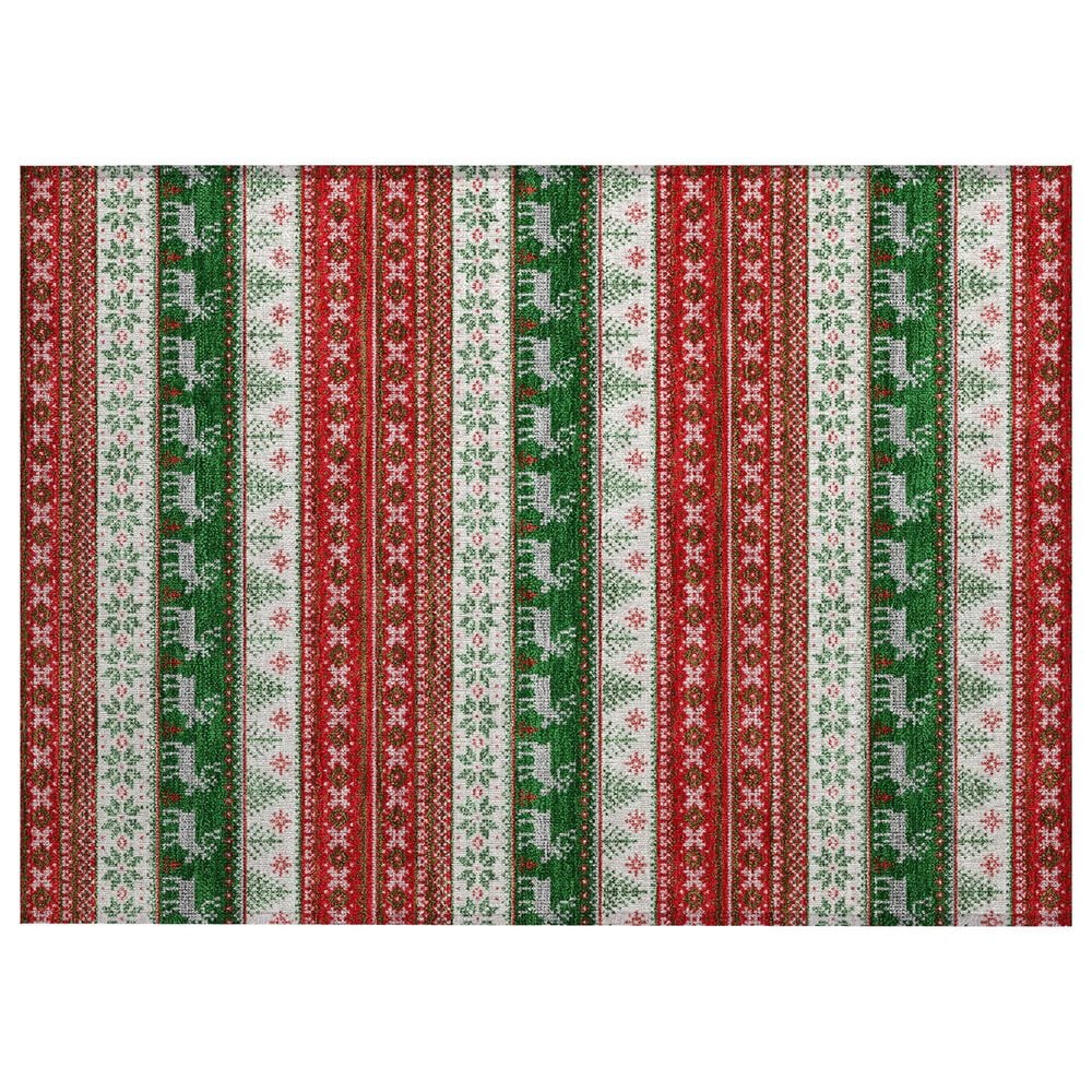Dalyn Rug Company Wonderland WN26 2"6" x 3"10" Red Indoor/Outdoor Area Rug, , large