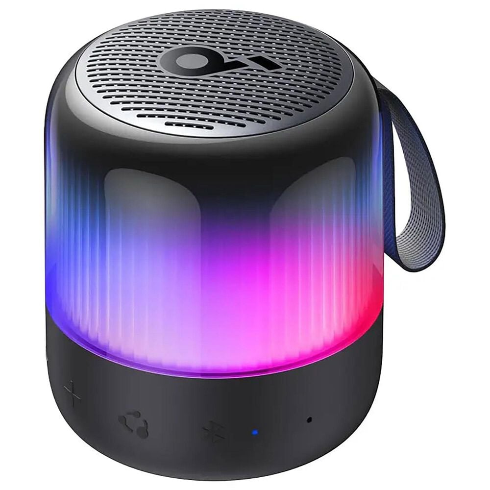 Anker Soundcore Glow Mini Portable Wireless Bluetooth Speaker in Black, , large