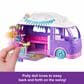 Polly Pocket Glamping Camper Van with Doll and Accessories Set in Multicolor, , large