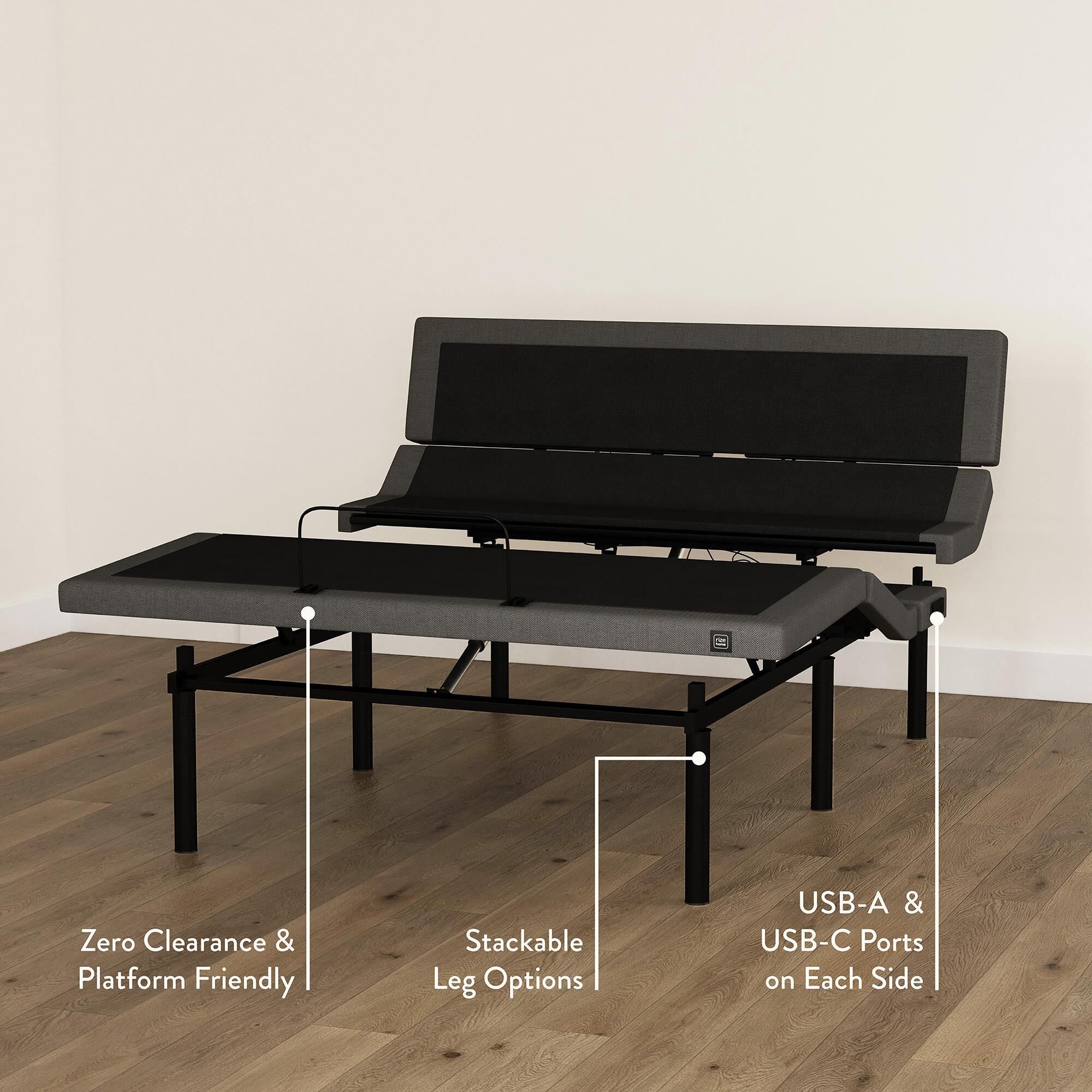 専用❗️リリパットレーン483☆The Good Life Glideaway Contemporary IV Twin XL Adjustable Base