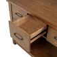 Pacific Landing Mayfair 3-Piece Kitchen Island with Extension Table in Dark Oak, , large