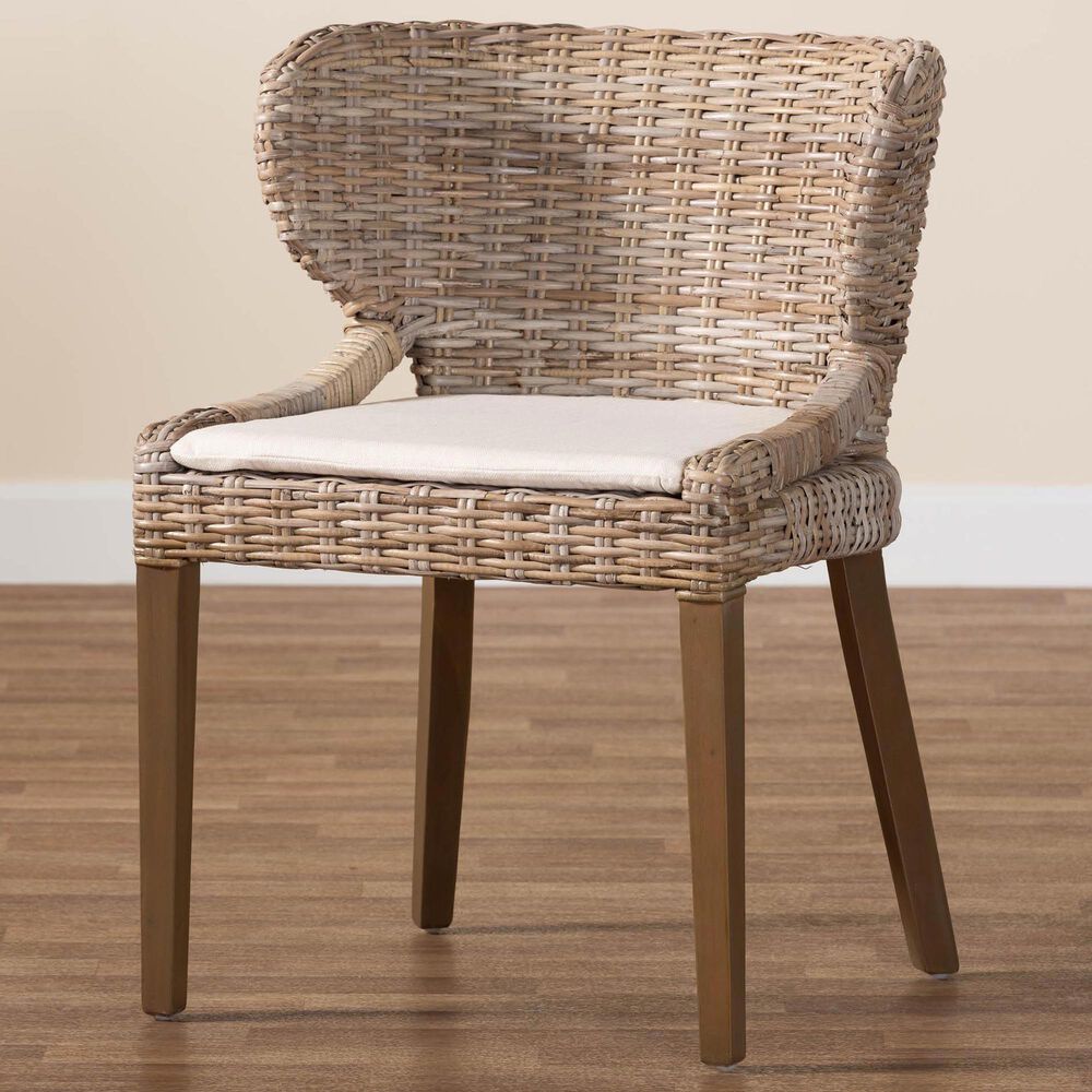 Baxton Studio Niesha Side Chair in Grey, , large