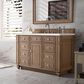 James Martin Vanities Bristol 48" Single Bathroom Vanity in Whitewashed Walnut with 3 cm Lime Delight Quartz Top and Rectangular Sink, , large