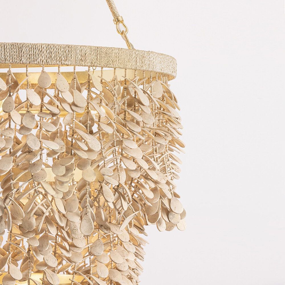 Troy Lighting Naxos 18-Light Chandelier in Vintage Gold Leaf, , large