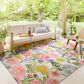 Loloi II Botanical 6"7" x 9"4" Ivory and Multicolor Area Rug, , large