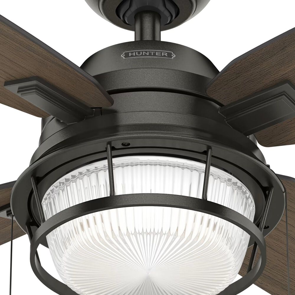 Hunter Ocala 52&quot; Outdoor Ceiling Fan with LED Lights in Noble Bronze, , large