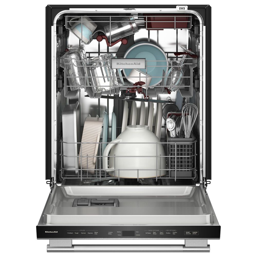 KitchenAid 4-Piece Kitchen Package with 31 Cu. Ft. French Door Refrigerator and 5 Cu. Ft. Smart Freestanding Gas Range in Stainless Steel, , large