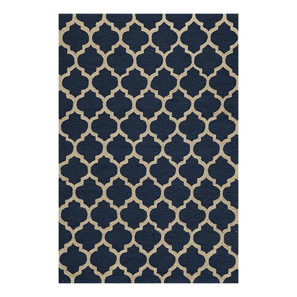 Momeni Geo GEO-4 5' x 7' Navy Area Rug, , large