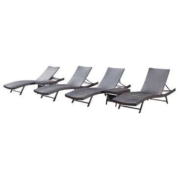 Noble House Kauai 6-Piece Patio Lounge Set in Multi Brown, , large