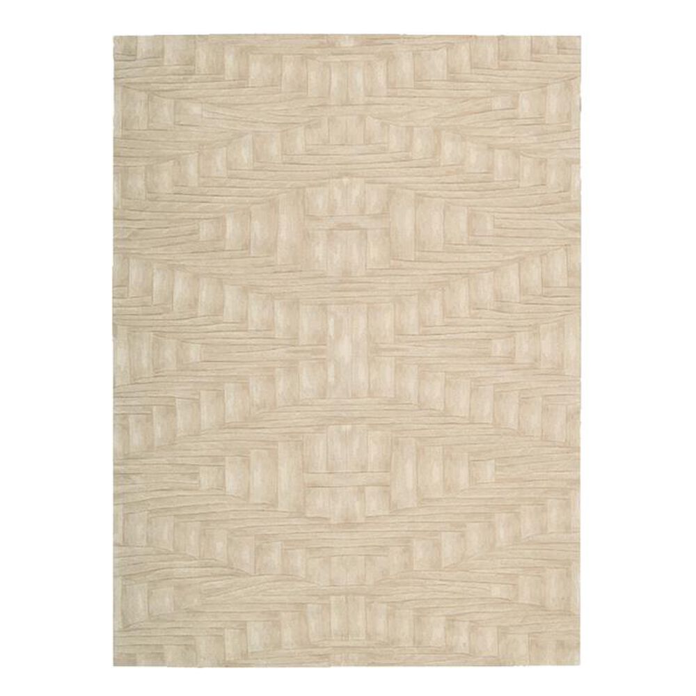 Nourison Moda MOD02 5'6" x 7'5" Shell Area Rug, , large