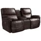 La-Z-Boy Trouper Manual Reclining Loveseat with Console in Walnut, , large